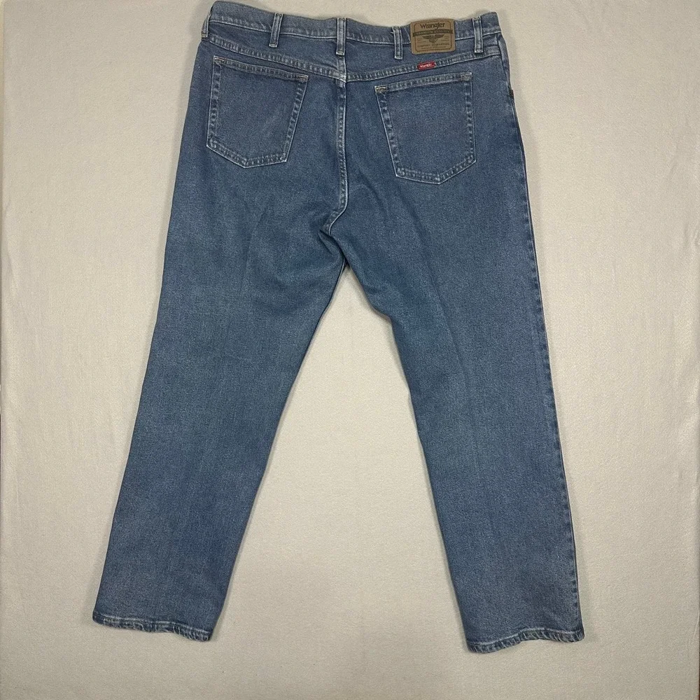 Wrangler Premium Quality‎ Mens Straight Leg Jeans Blue 38x30 1096FXVDB